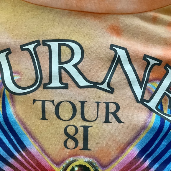 Journey Don’t Stop Believin’ Tour Tie Dye Shirt M(7-9) - Picture 4 of 4